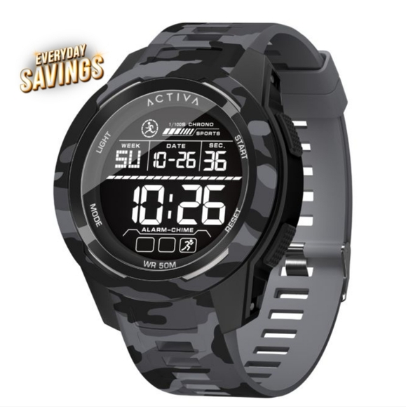 NEW NIB Activa X Invicta Digital Men's Watch - 45mm (PF22409) ACW8105MC-002 Camo - Picture 1 of 6
